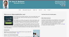 Desktop Screenshot of naturopathicdoc.com